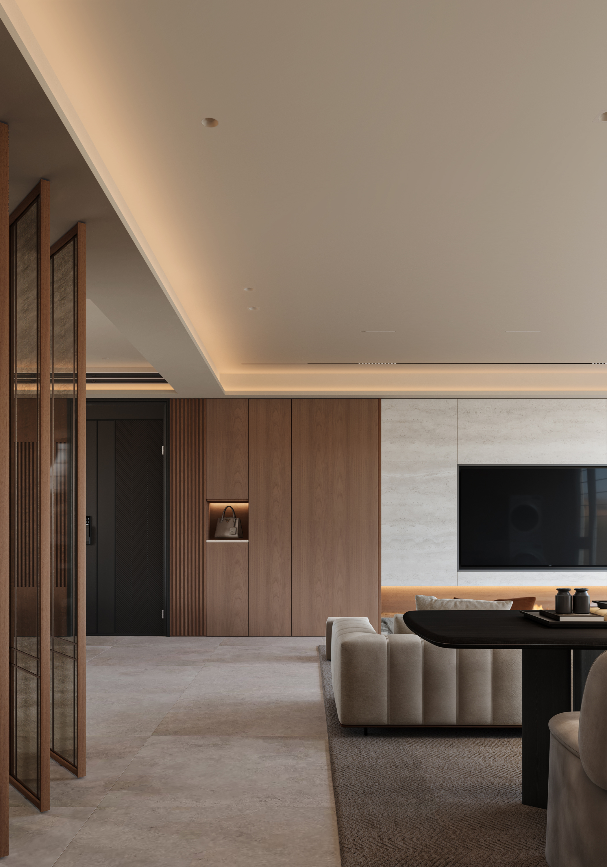 大平层原木风——佐尚视觉-5