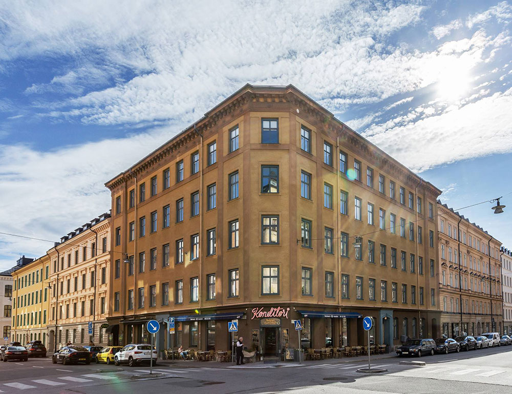 蓝色点缀的温馨斯德哥尔摩公寓-25