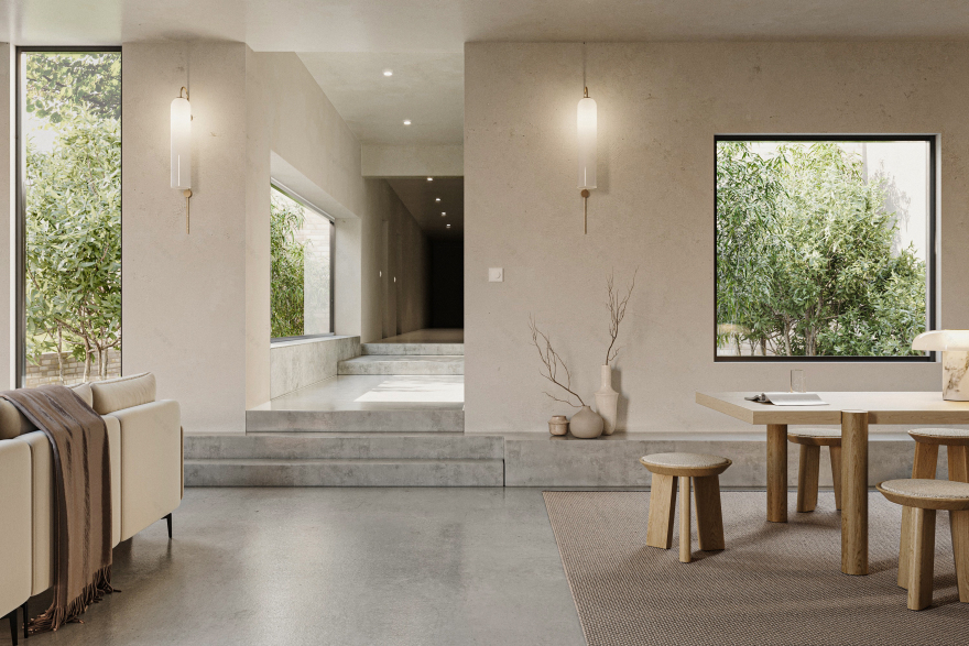 Japandi 室内概念设计丨Laura Dauby-7