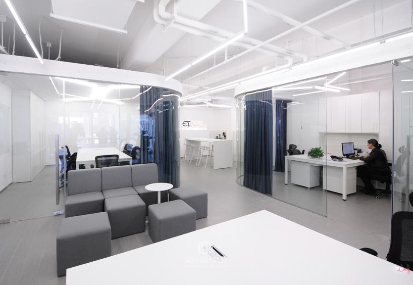 个人收集一些白色简约办公室案例-28