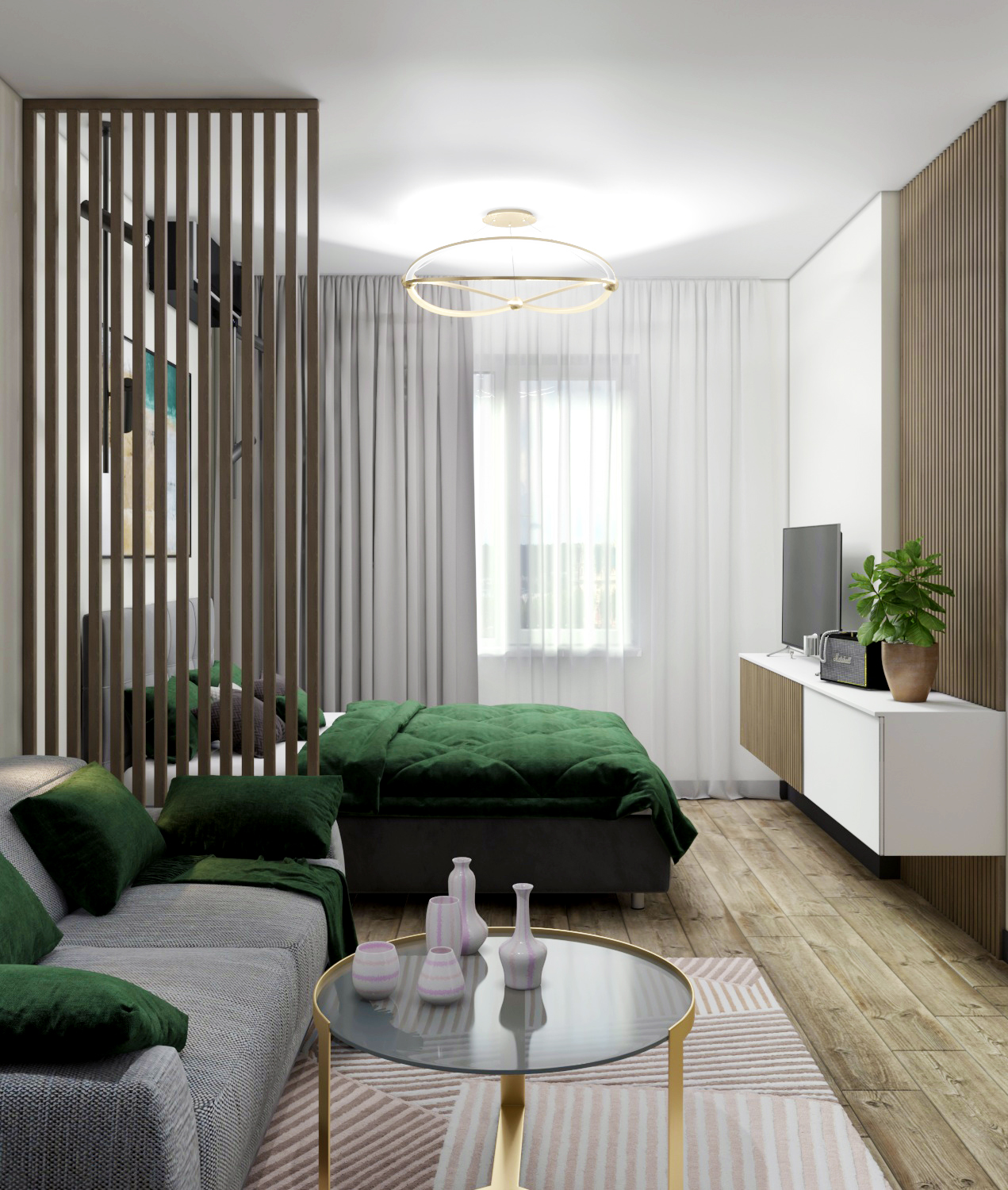 1 bedroom colours interior design-5