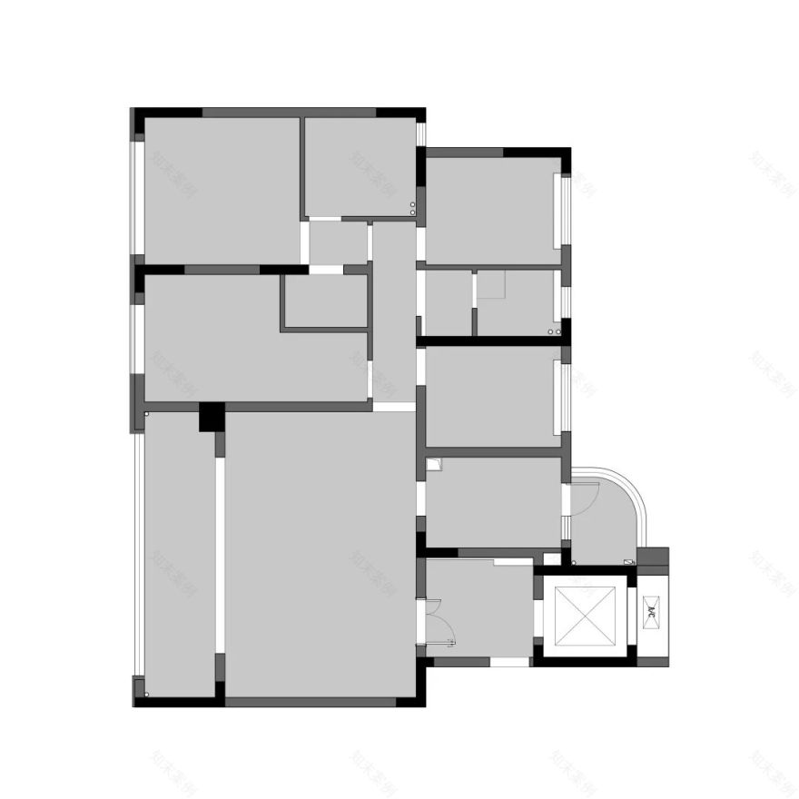 重庆壹号院暗黑风格现代极简设计丨中国重庆丨空一筑造-13