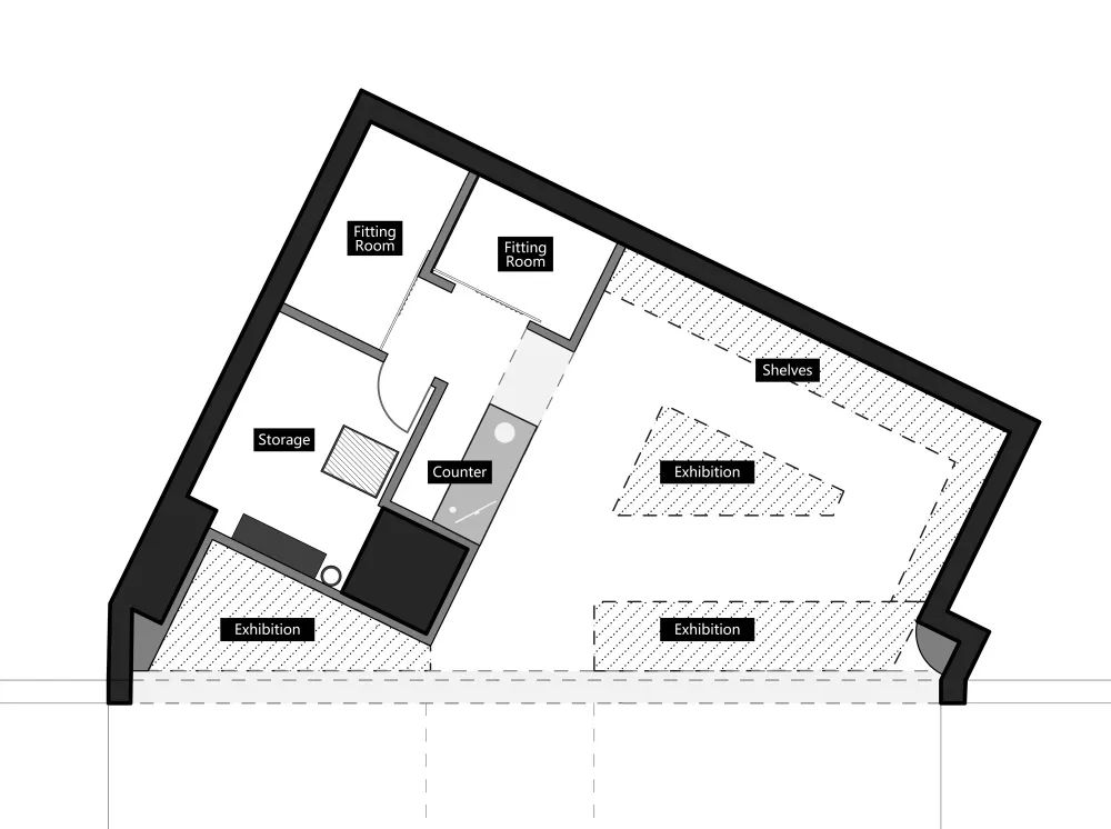 上海两家内外“NEIWAI”内衣旗舰店 l NAN Architects-60