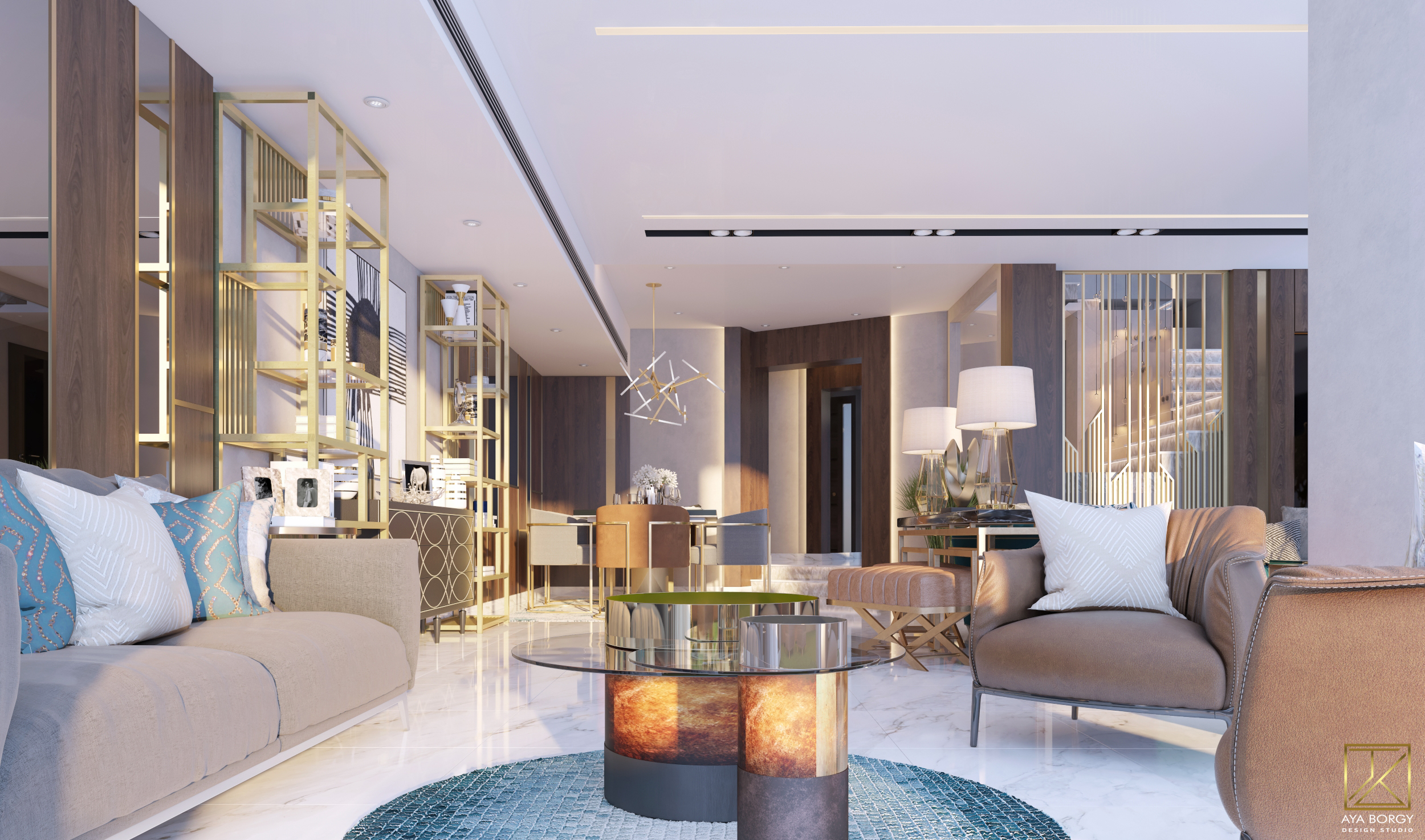 Luxury Contemporary Reception | Private Villa-17