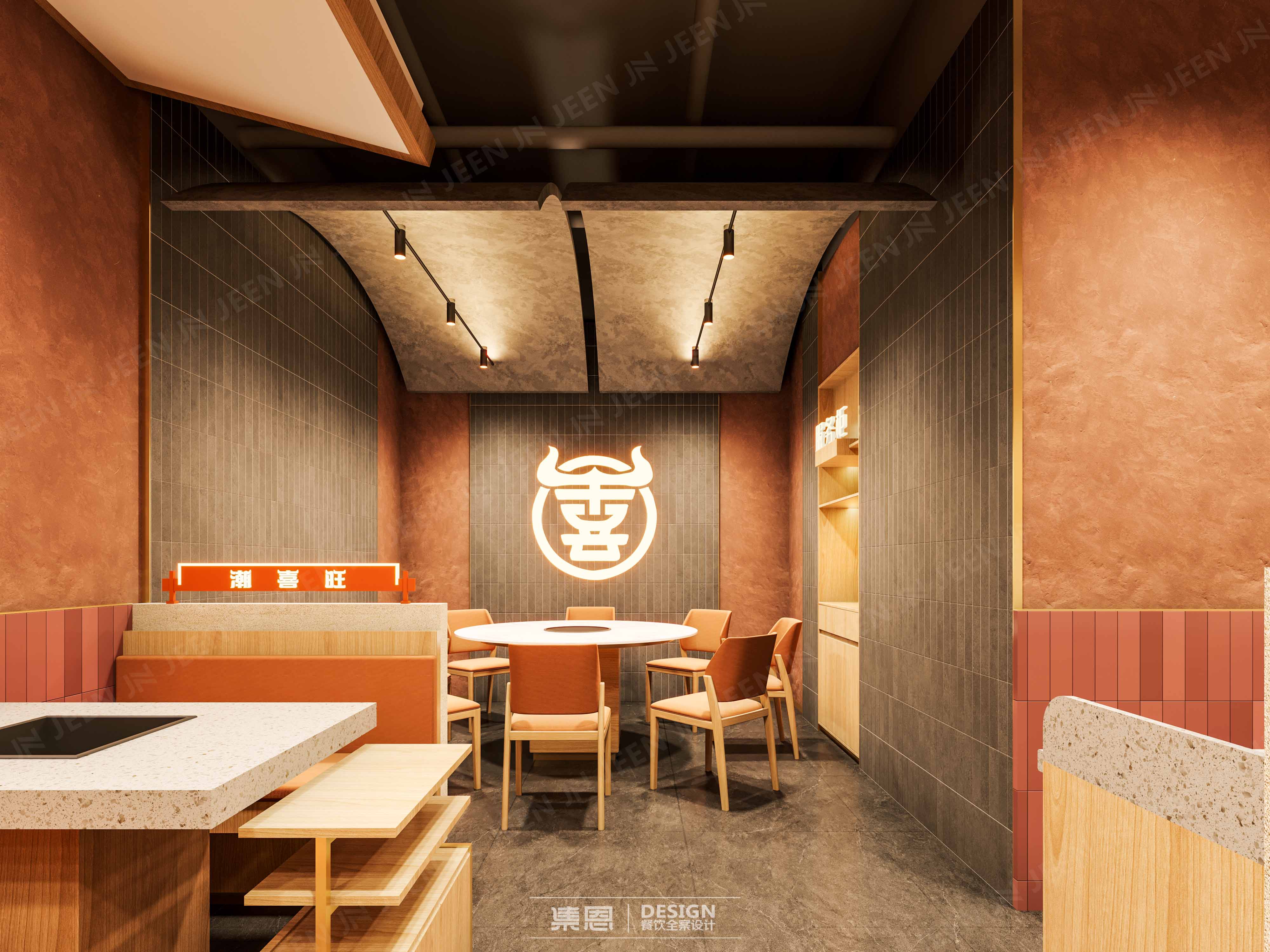 胖大亨 · 两相路店丨中国南阳丨集恩餐饮全案设计-11