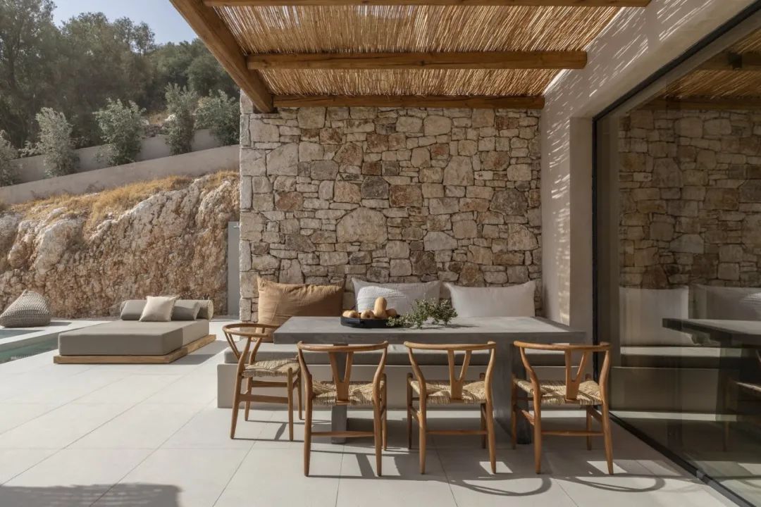 凯法利尼亚岛上的纯朴奢华 · Pera Perou 别墅群丨希腊丨Kleoniki Androni-11