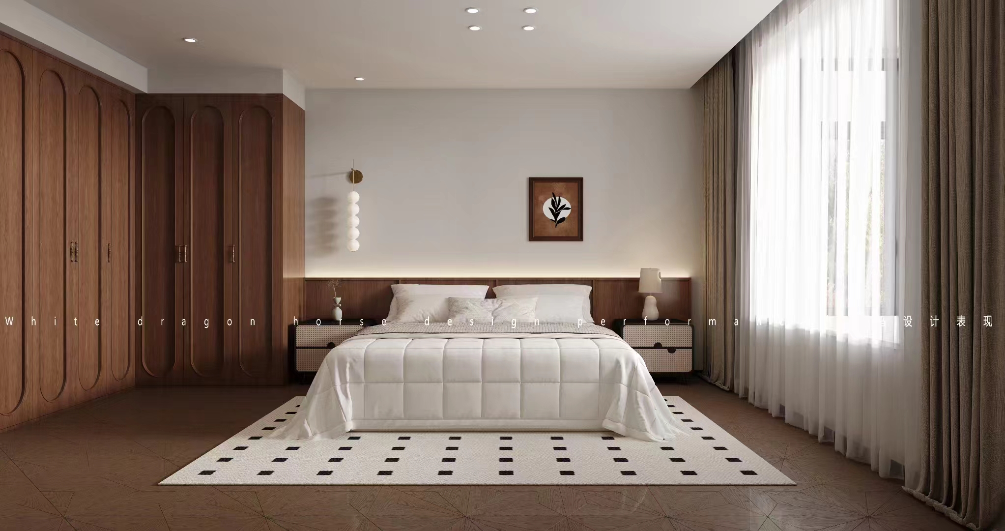 美式挑空-白龙马效果图-4