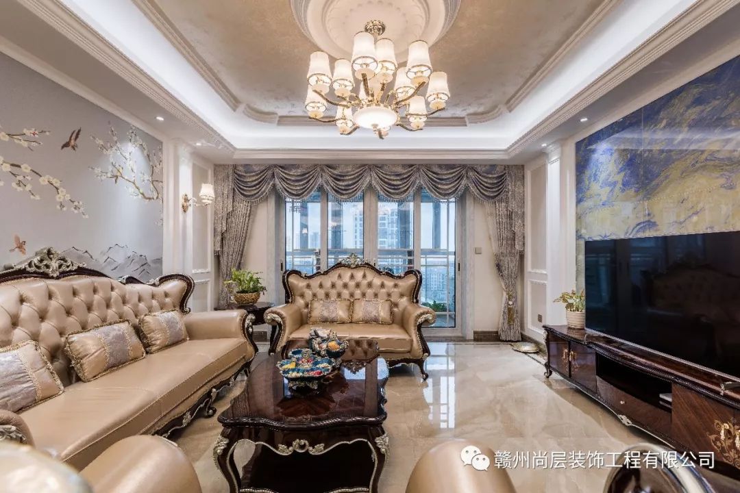 赣州中央星城简约欧风家居设计-27