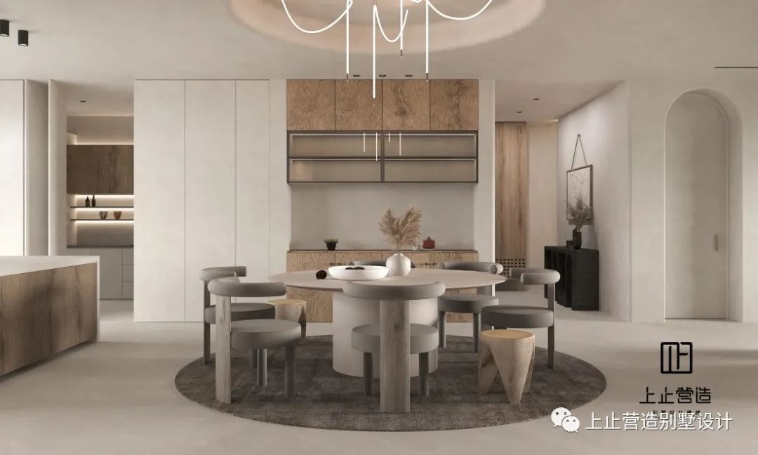 龙首壹号院侘寂风本真住宅设计丨上止营造别墅设计-17