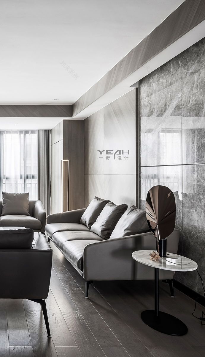 金科廊桥水岸 | 极简灰色调空间设计-17