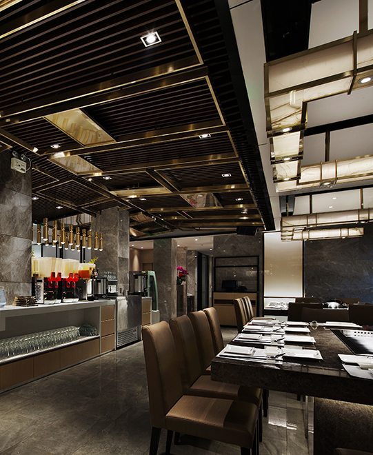 武汉大渔铁板烧餐厅|摇曳在铁板上的火焰-朗昇设计-14