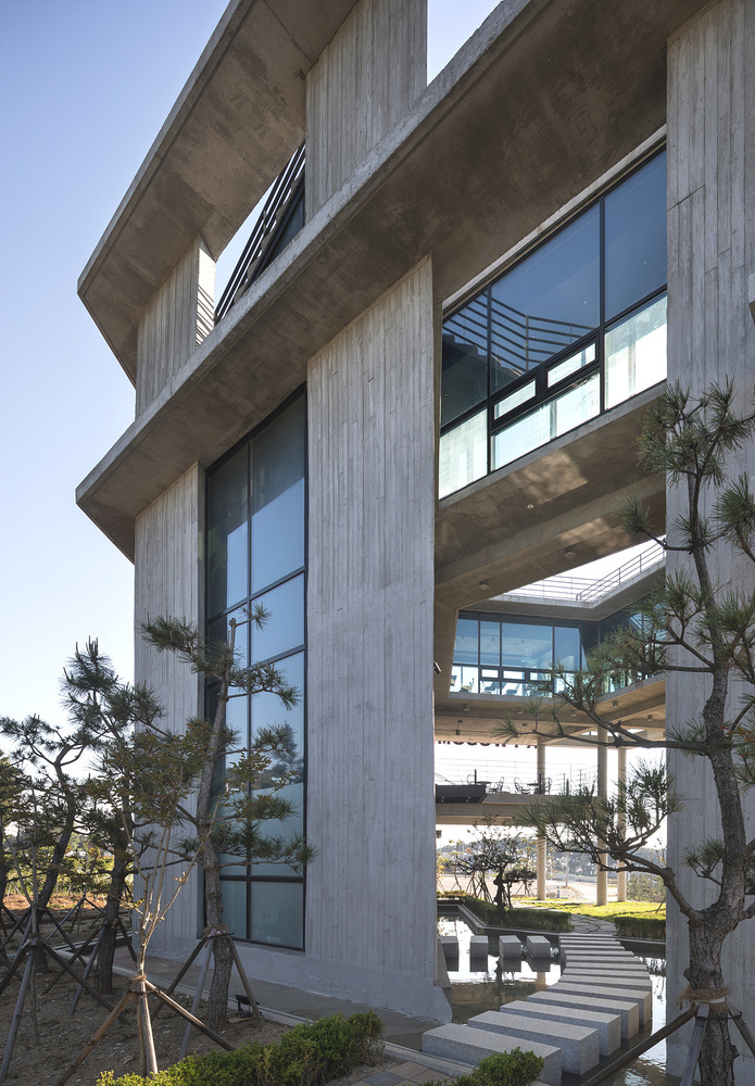 韩国日出之城的五边形商业建筑-43