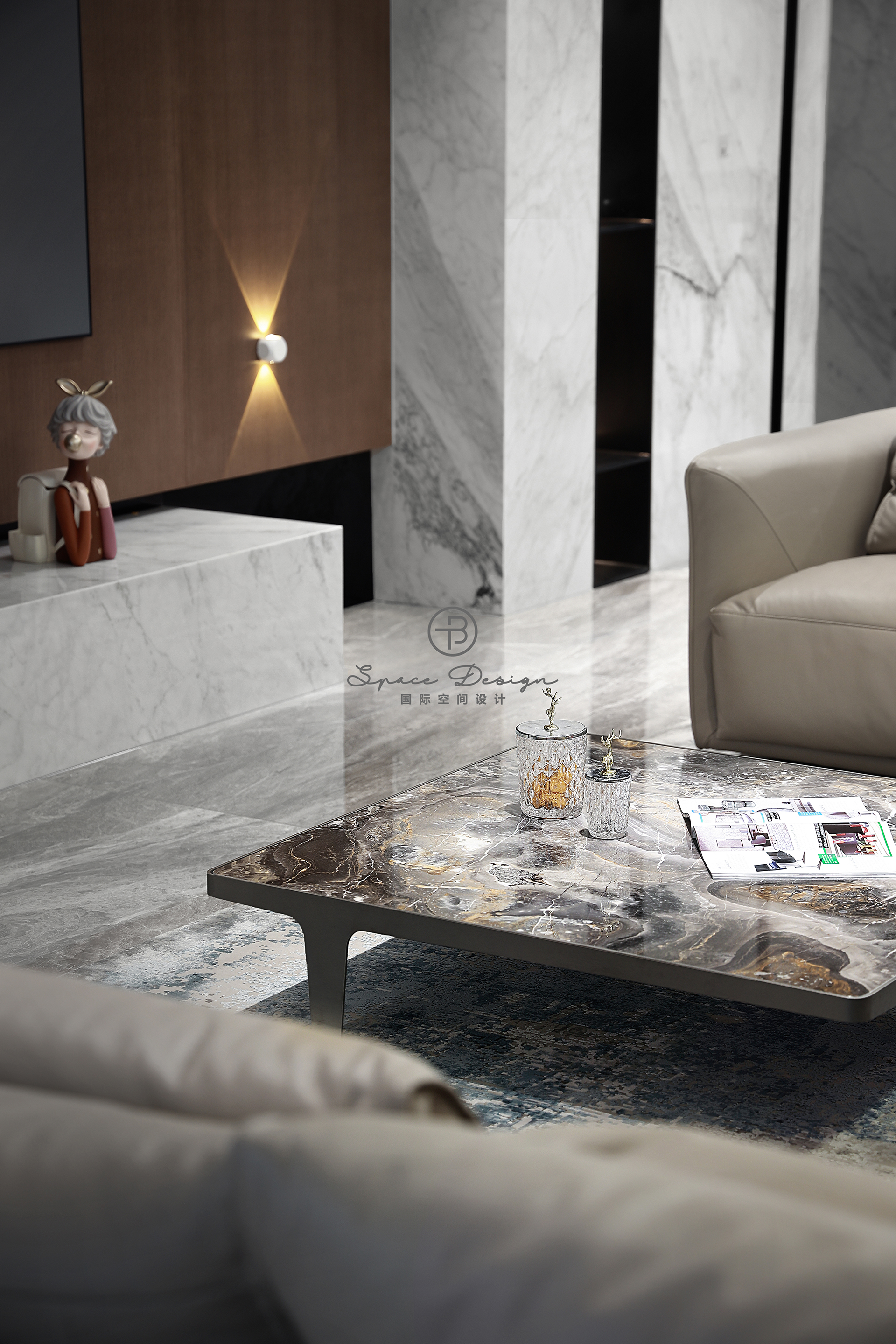 港式时尚舒适住宅丨中国南通丨T·B 国际空间设计-18