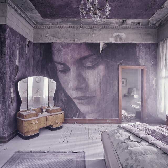 Explore an abandoned mansion transformed by Melbourne artist-0