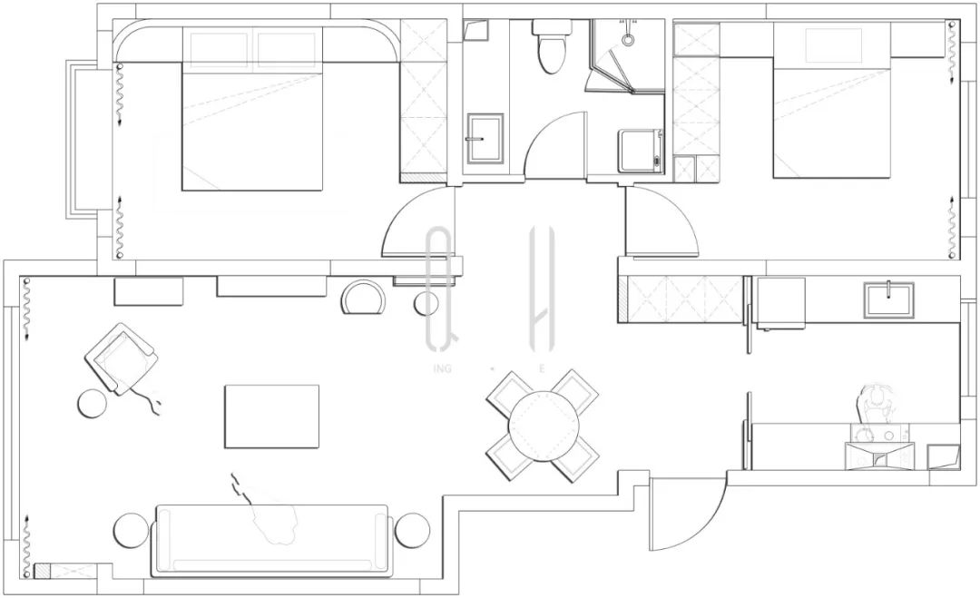 清和一舍新作 | 河海花园、雅湖里项目空间设计-15