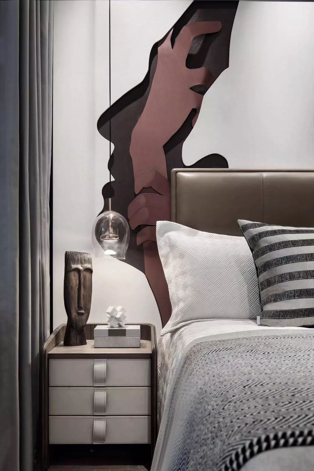 高级灰住宅——中南樾府高层样板间  重庆涟漪设计-39