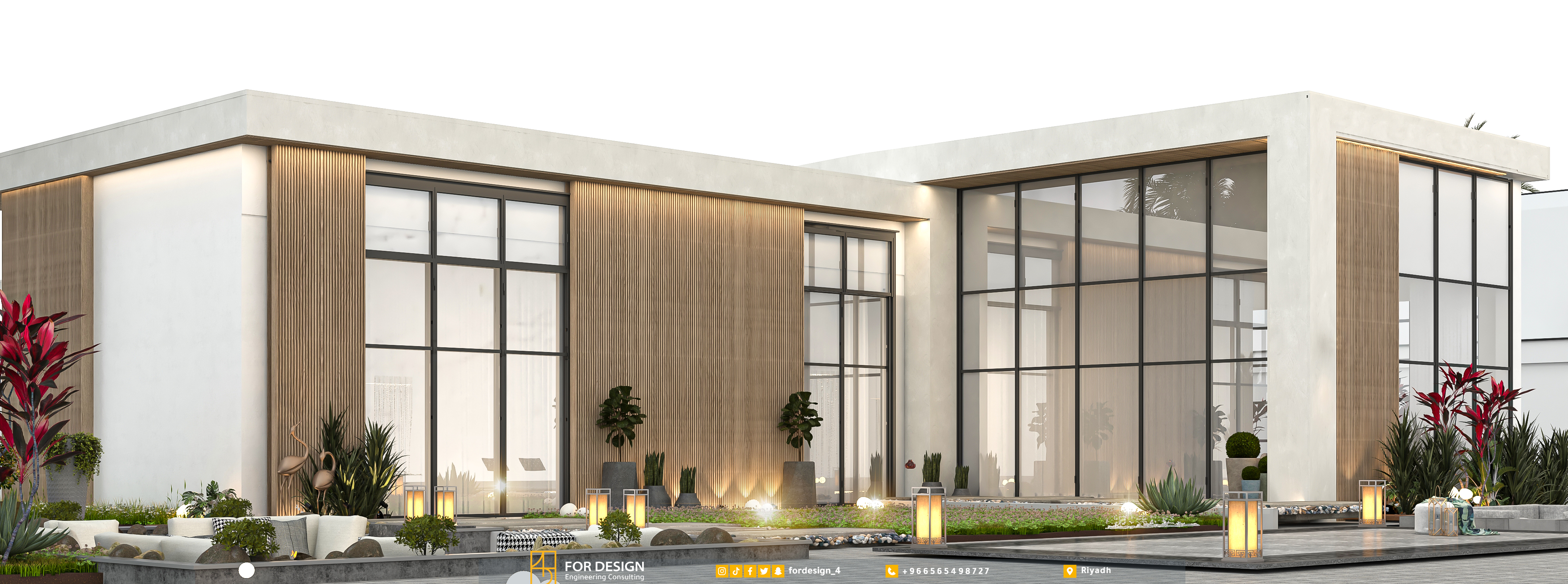 现代别墅设计与景观丨HEBA ADEL-6