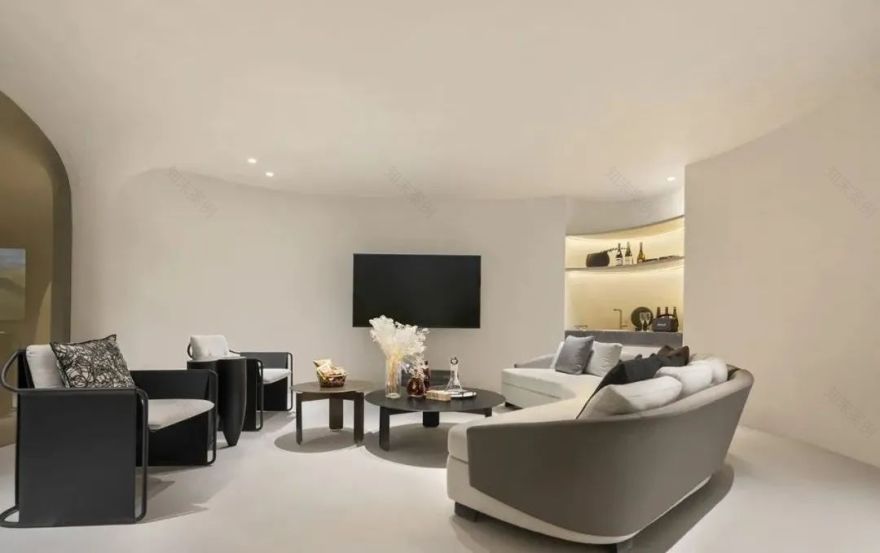 曲线之美,书写600㎡大宅典范丨唐忠汉新作-40