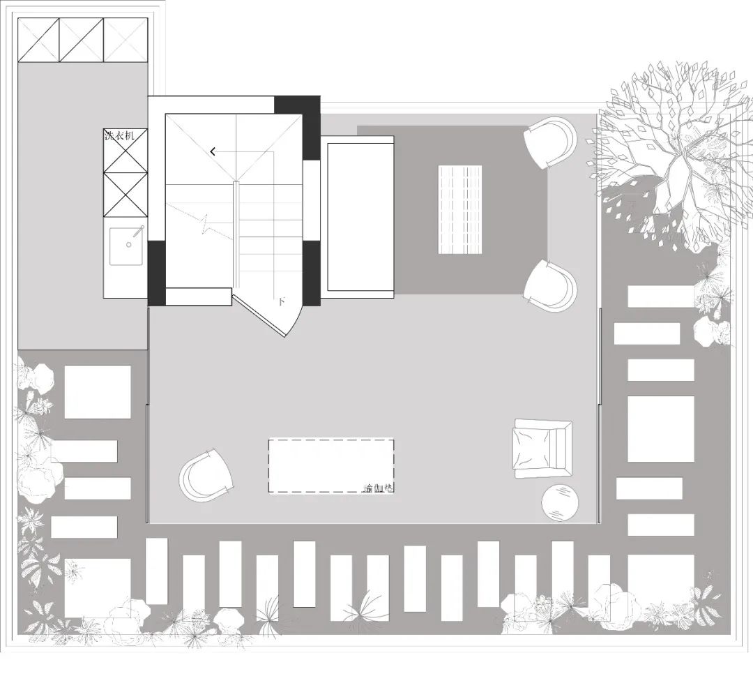 繁忙高管的灰色调现代极简之家-52