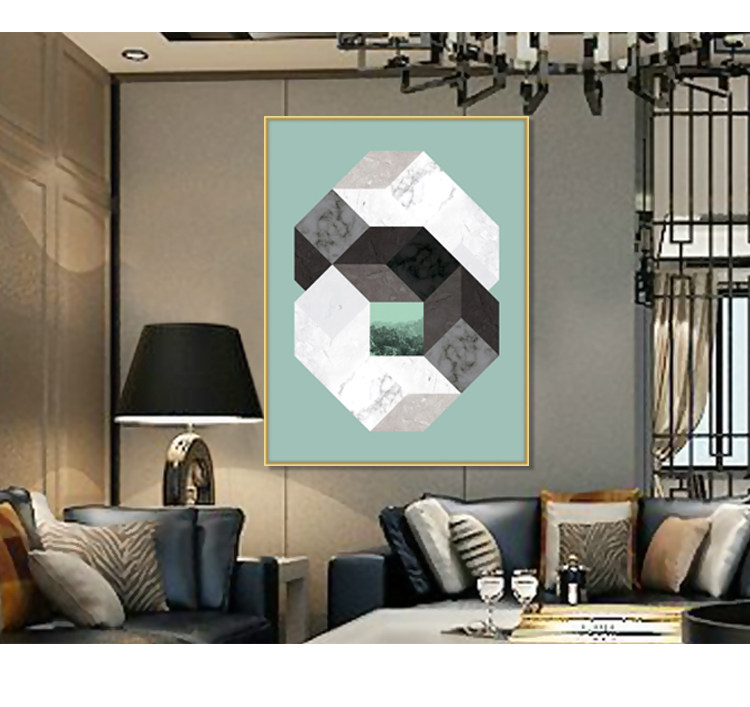 锦尚晶瓷画 样板间挂画瓷板画 正品保证 防水 不碎 不退色-2