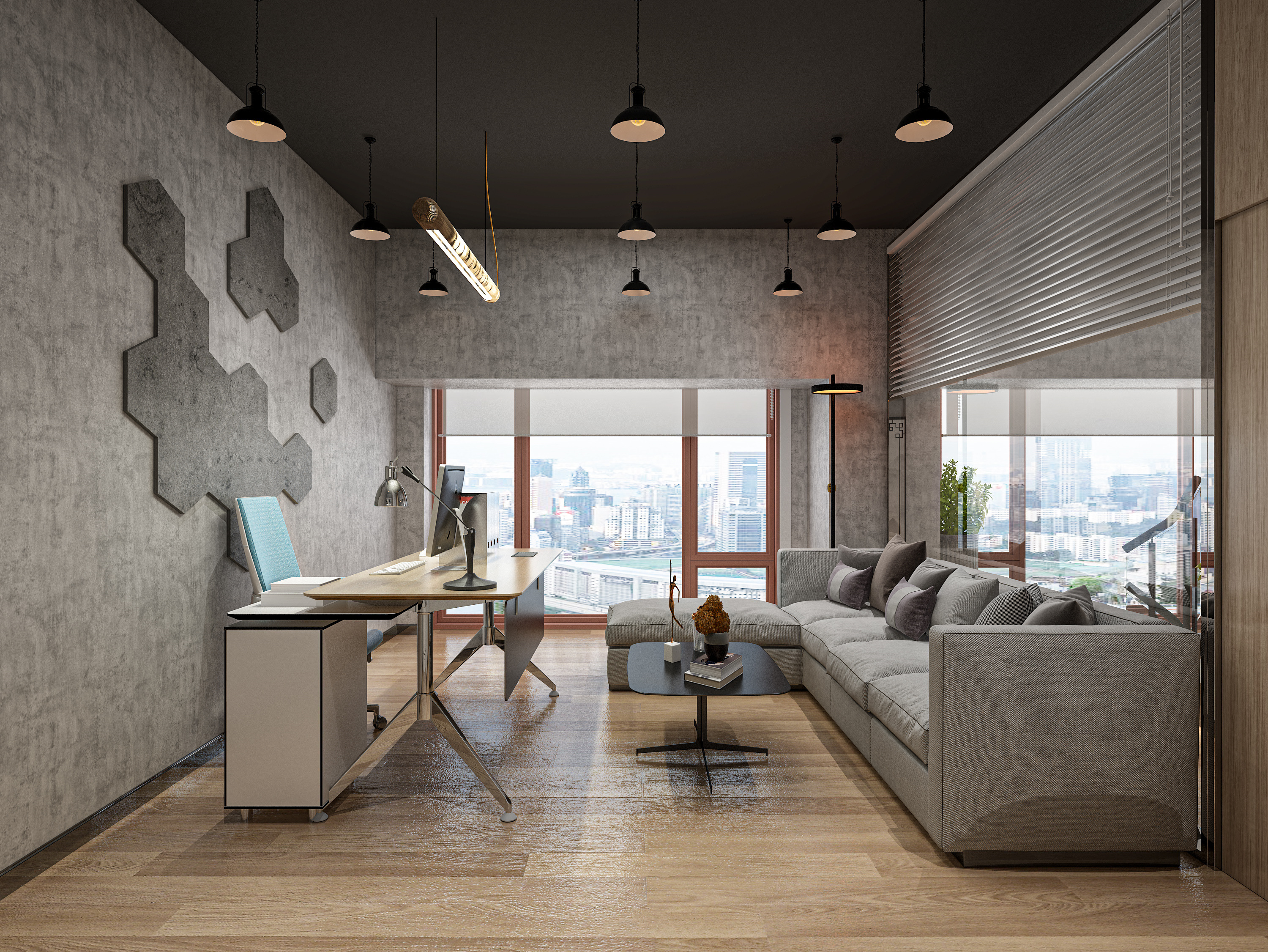 工业风办公室-6
