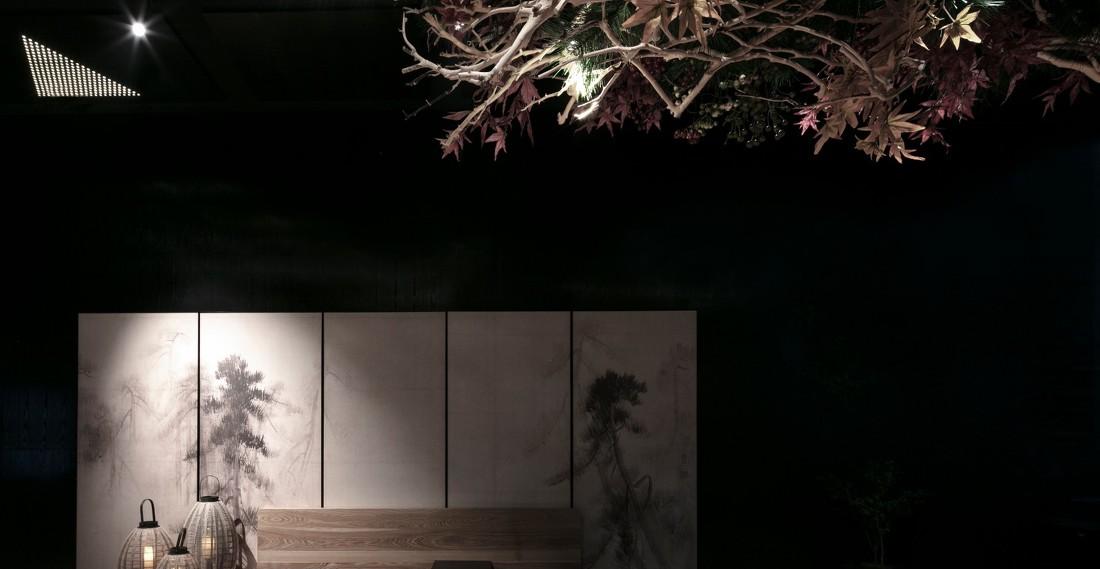 极高级日料餐厅 | 黑金禅意,山水画卷般的就餐体验-34