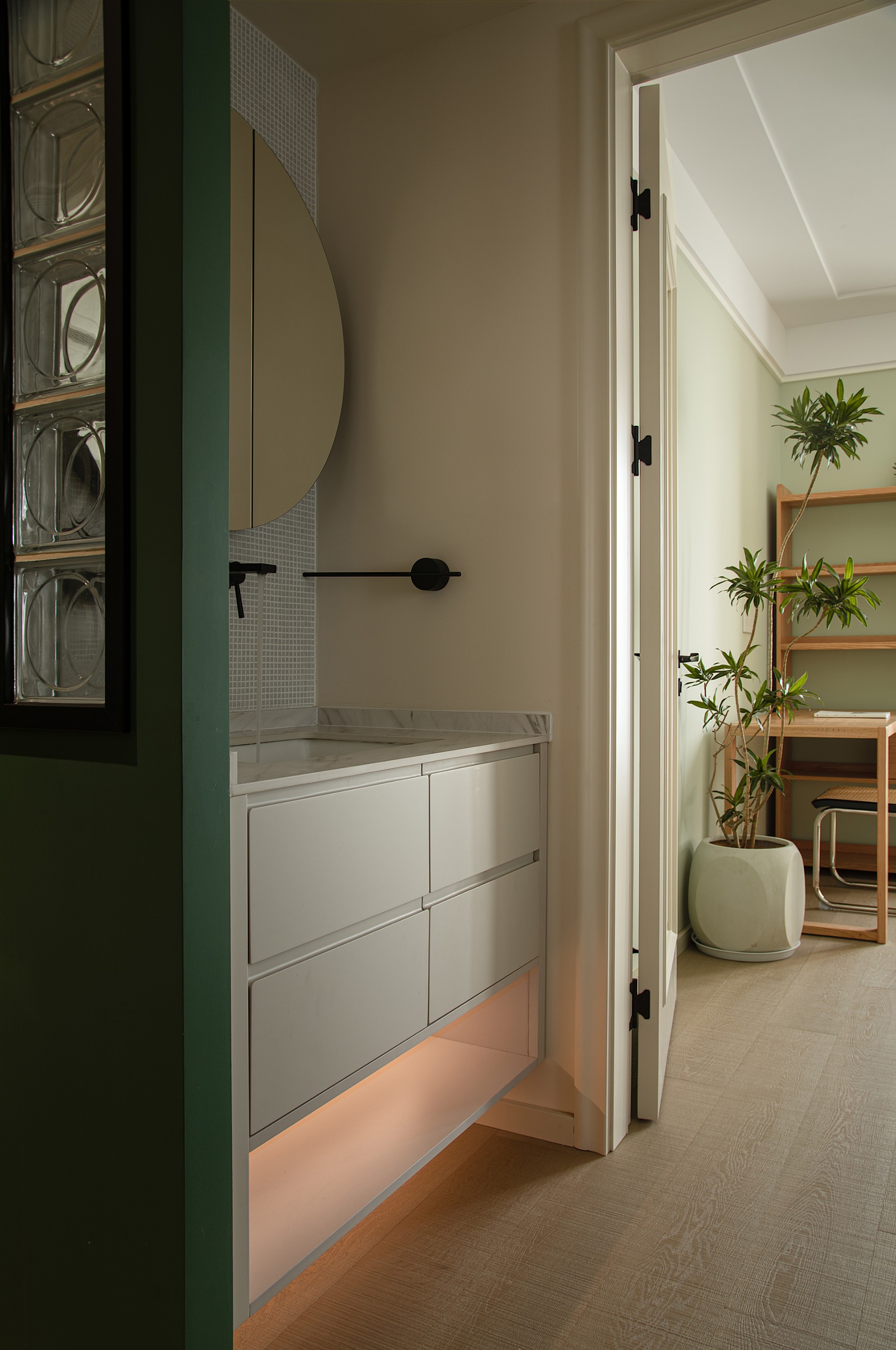 湖畔绿意小户型丨中国合肥丨麻吉空间设计-18