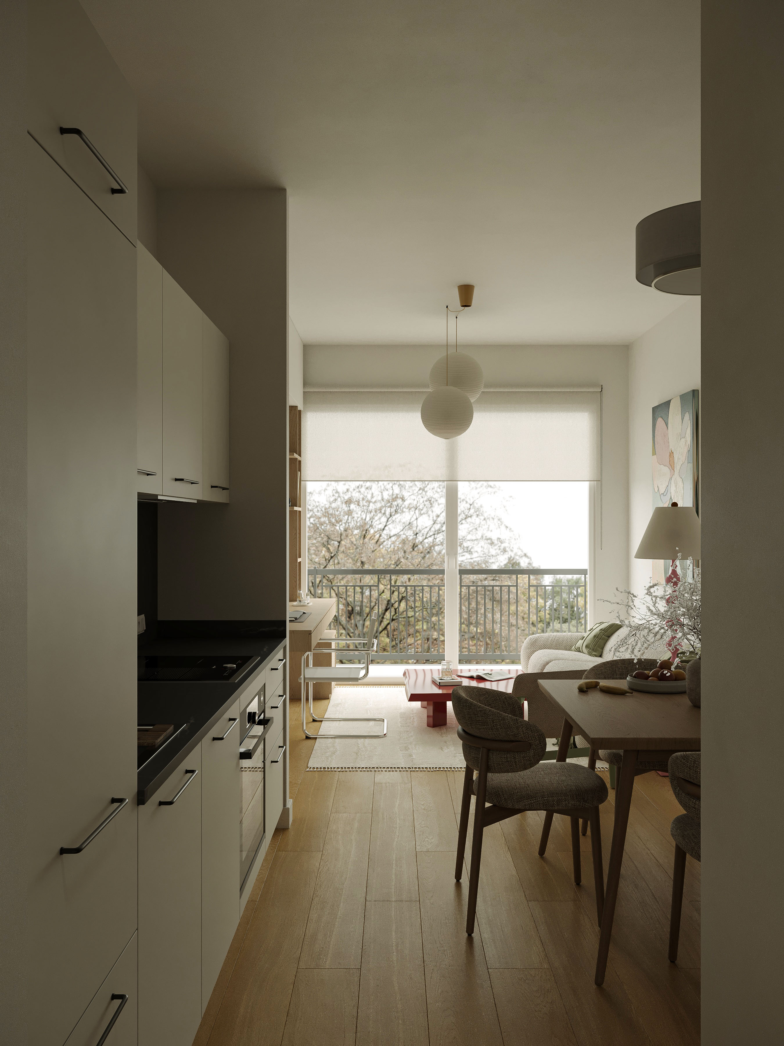 Smart Living in 47 sqm | Berlin Apartment Interior-2
