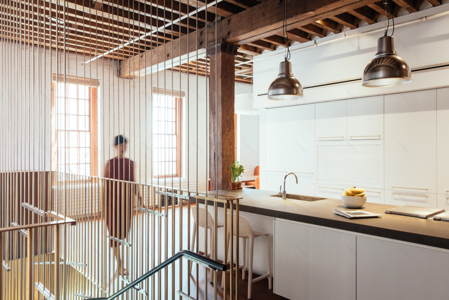 Dash Marshall merges two Tribeca lofts with sculptural staircase-33