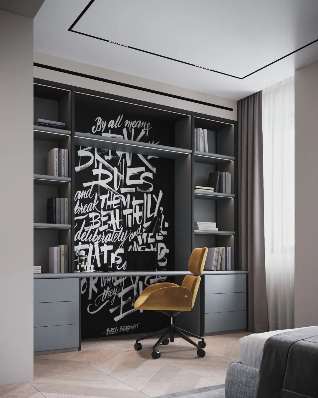 中性经典六口之家丨Ab Architects-63