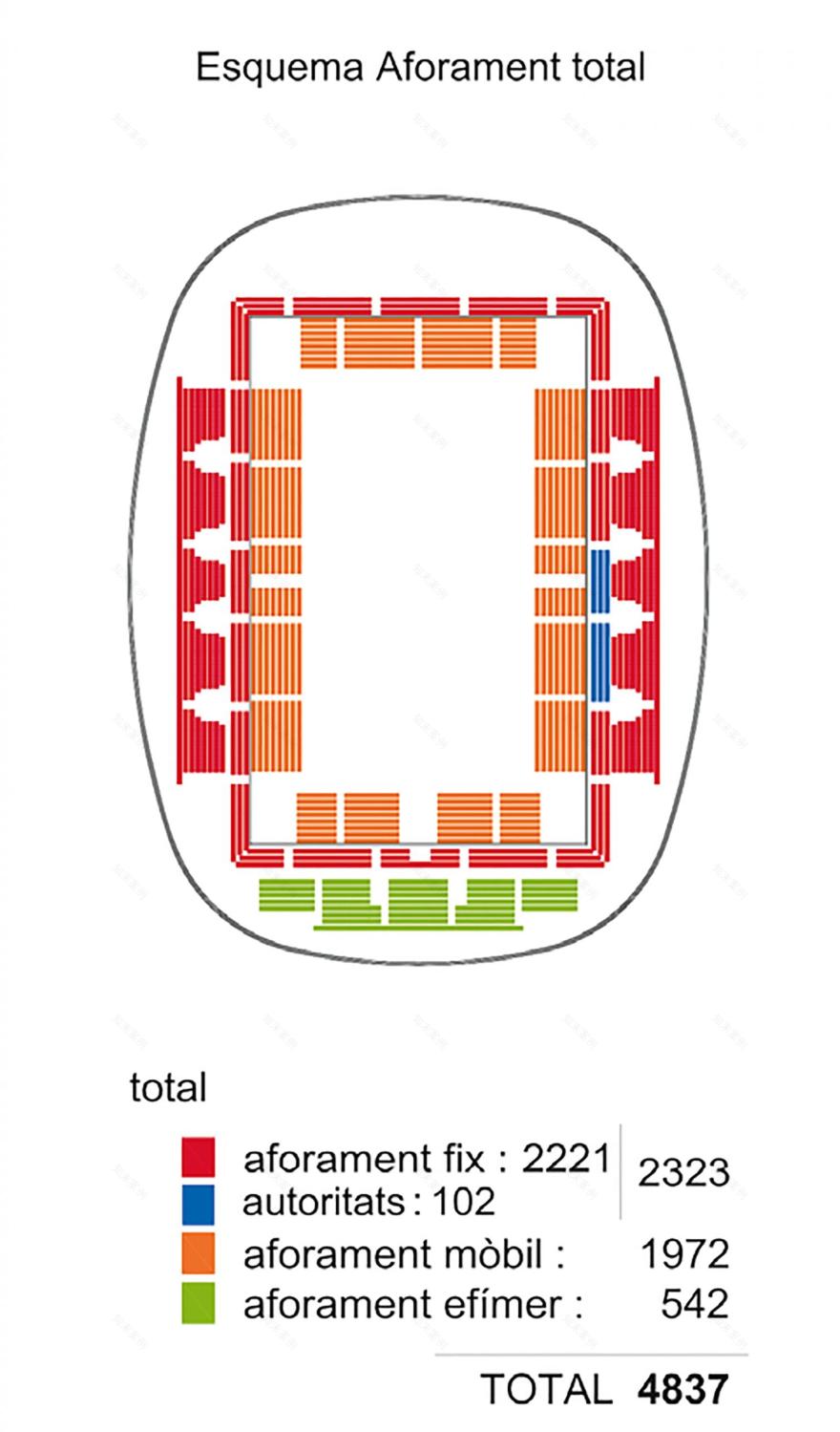 西班牙 Tarragona 市“Palacio de los Deportes Juegos Mediterráneos”体育场馆-11