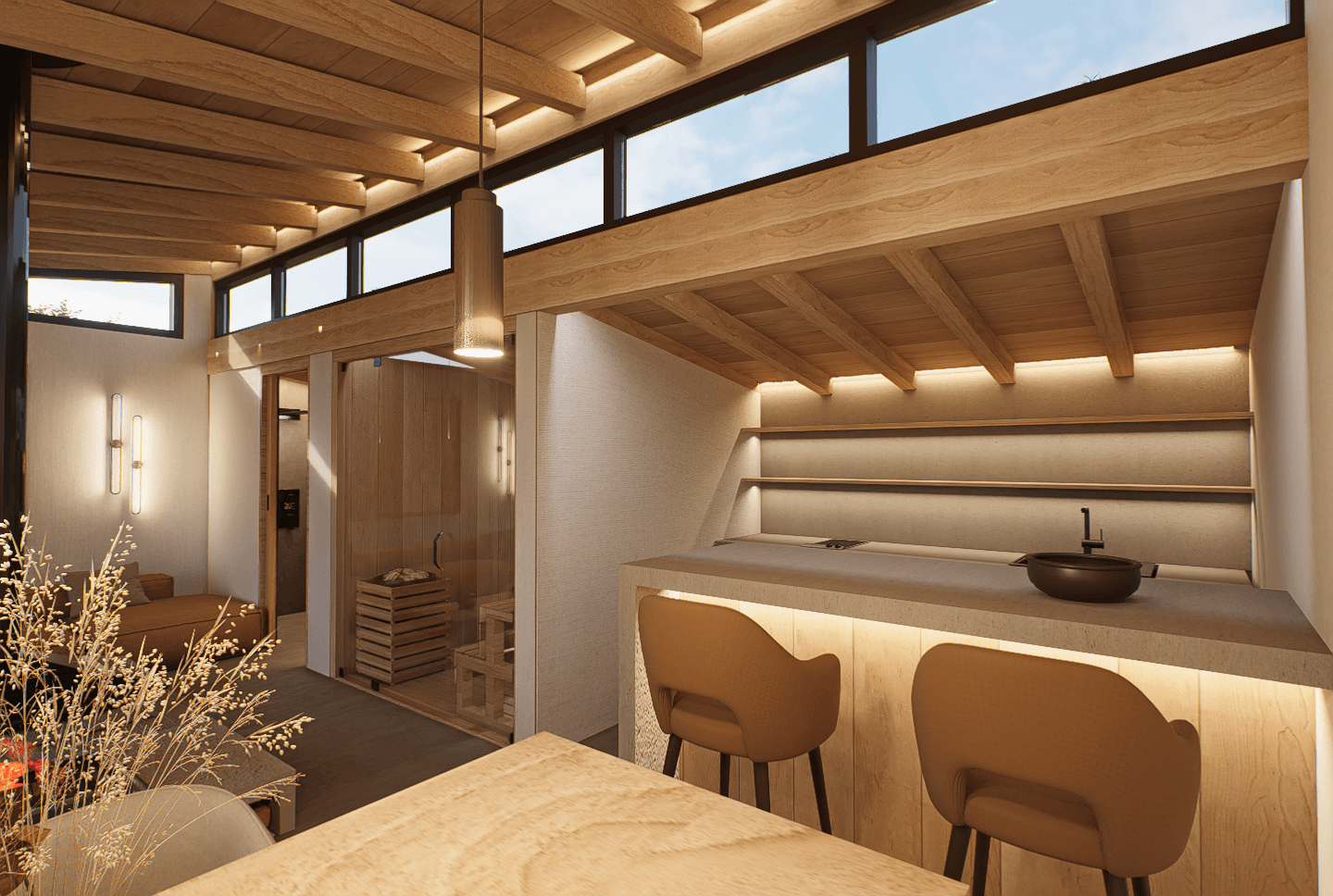 40 m² Relax House | Minimal Wooden Retreat-30