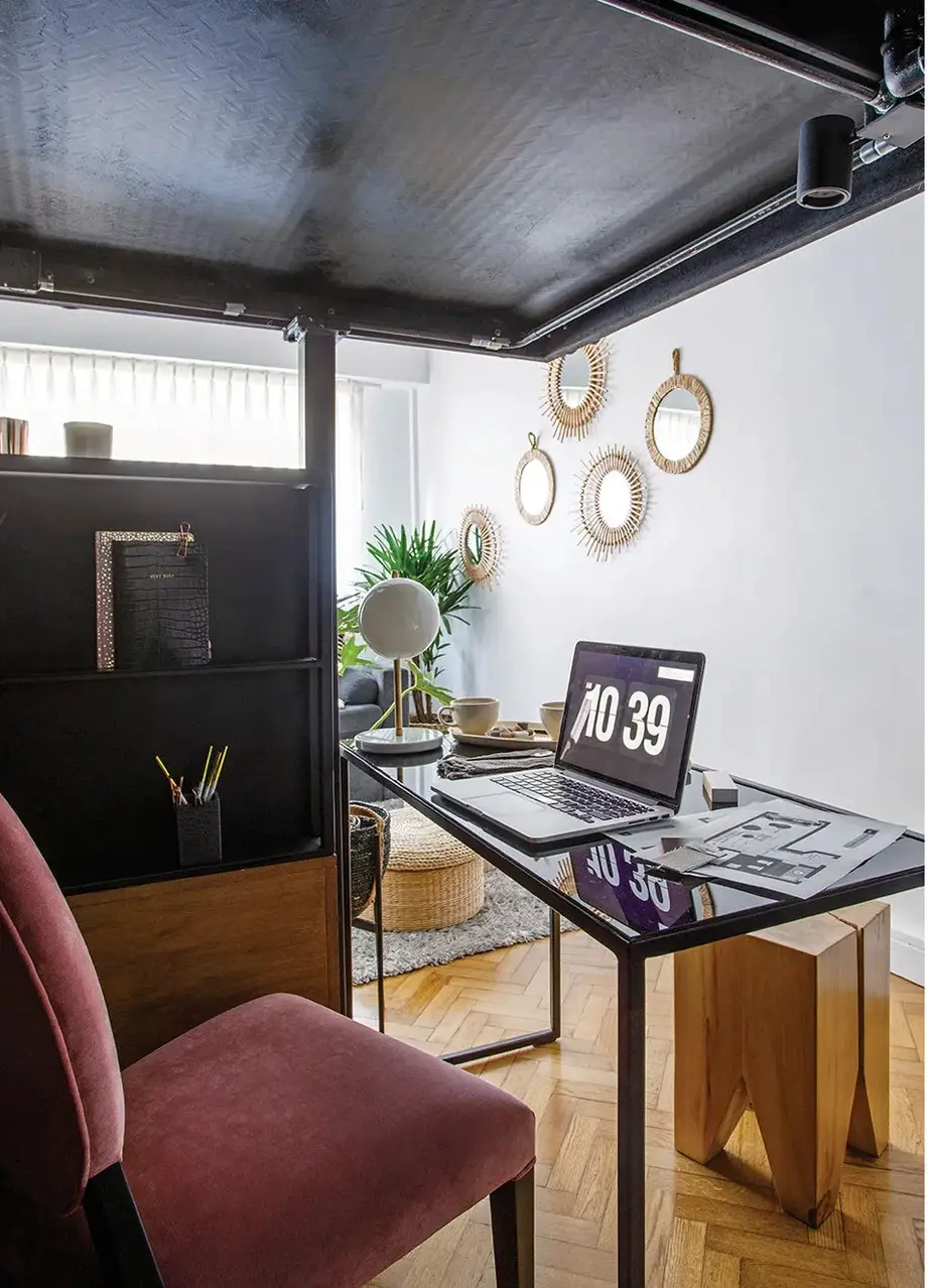 阿根廷 22m2 多功能工作室，创意金属结构设计-4