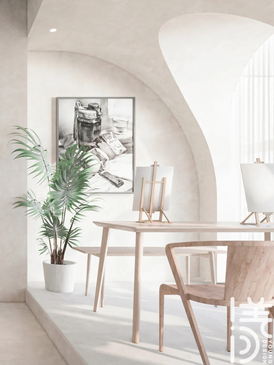 锈迹·水泥艺术 · 侘寂风格画室设计丨深圳漾空间设计有限公司-21