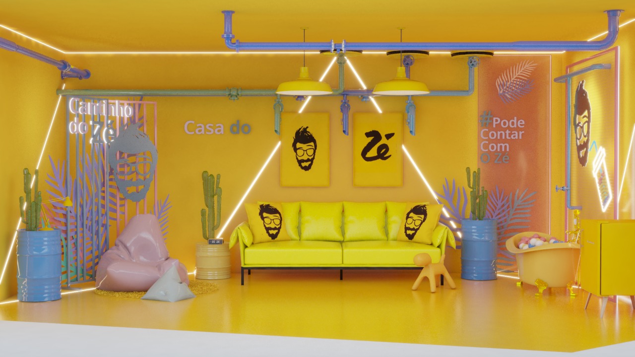 Zé delivery, cenografia, ativação, marca-1
