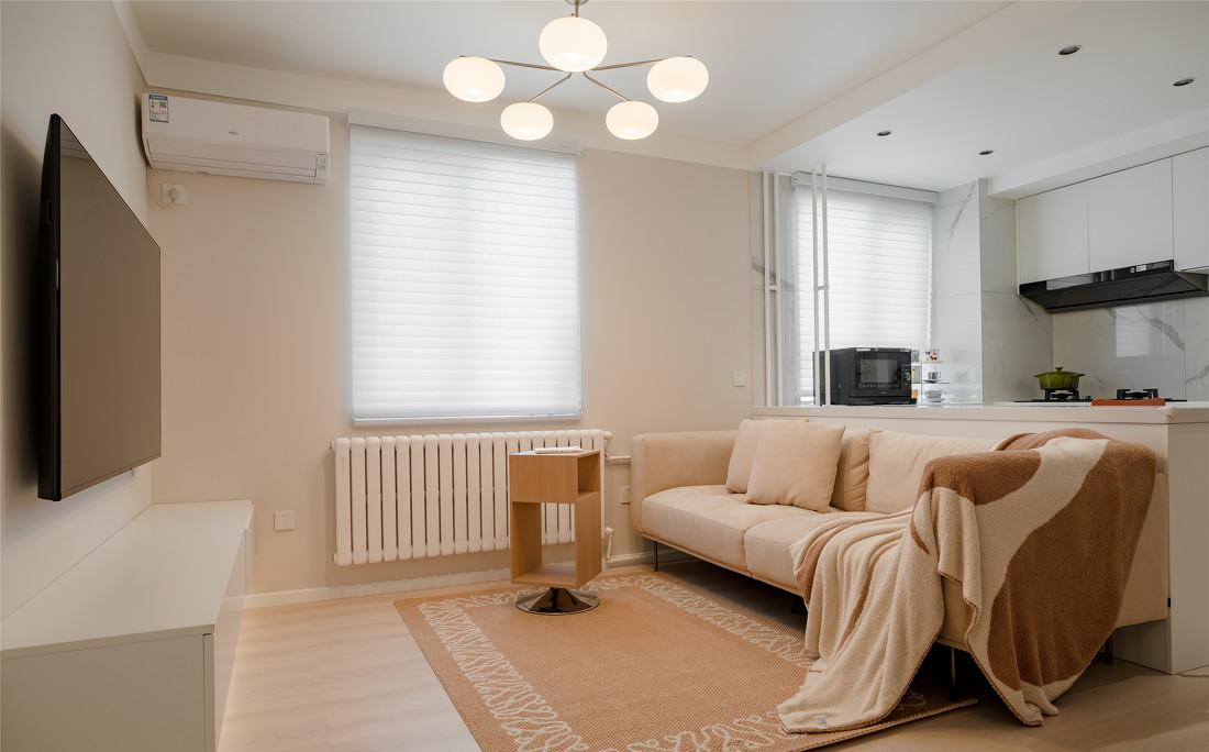 暖北欧风小户型,老破小变身-9