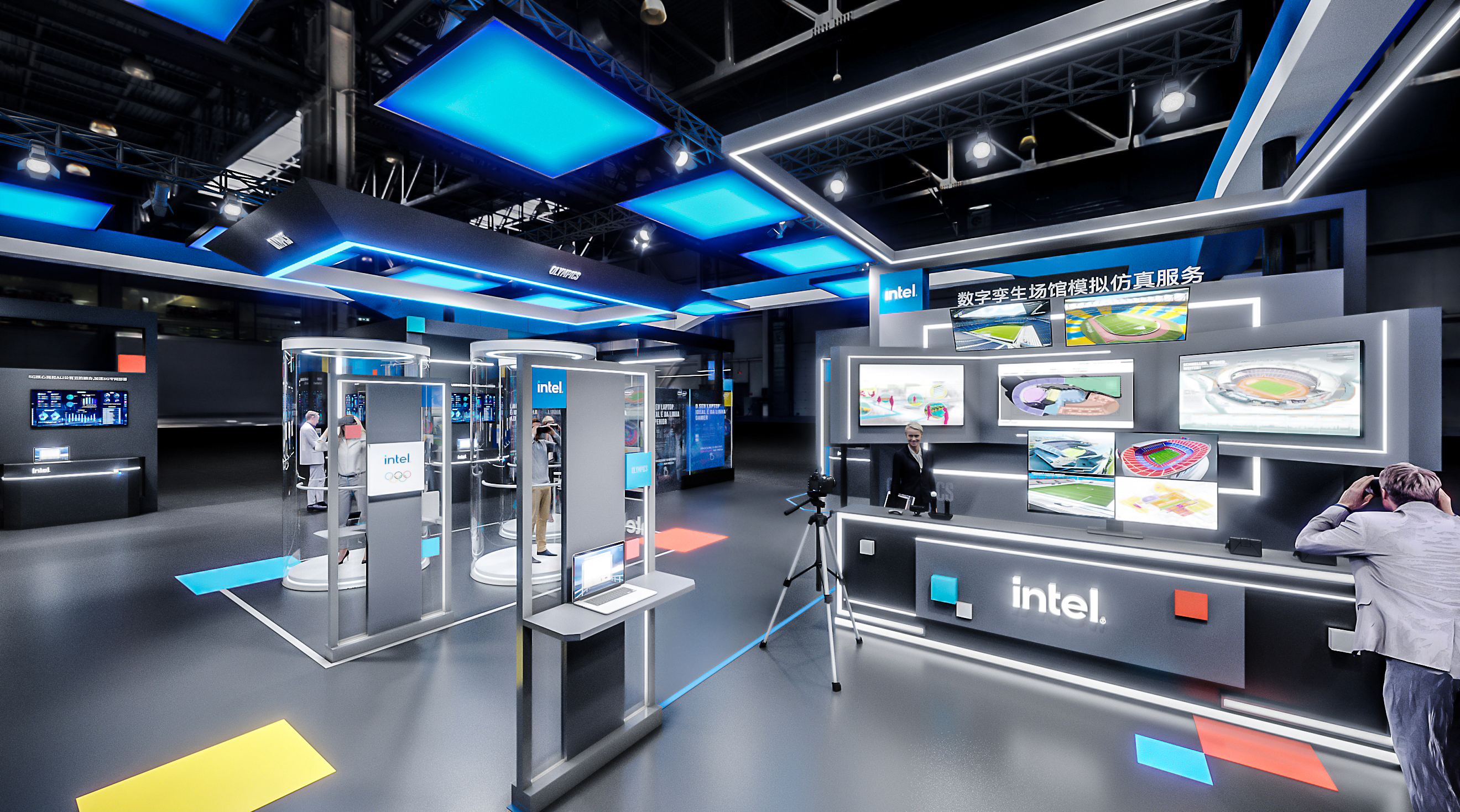 2021云栖大会intel展区-1