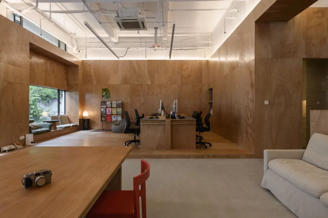 古月·胡哲｜在粗犷与温润之间，打造一个260㎡自然感办公空间！-83