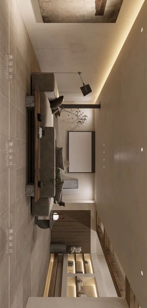 融创揽月府·赵志远设计·现代侘寂风格·380㎡合院丨青马别墅空间设计-51