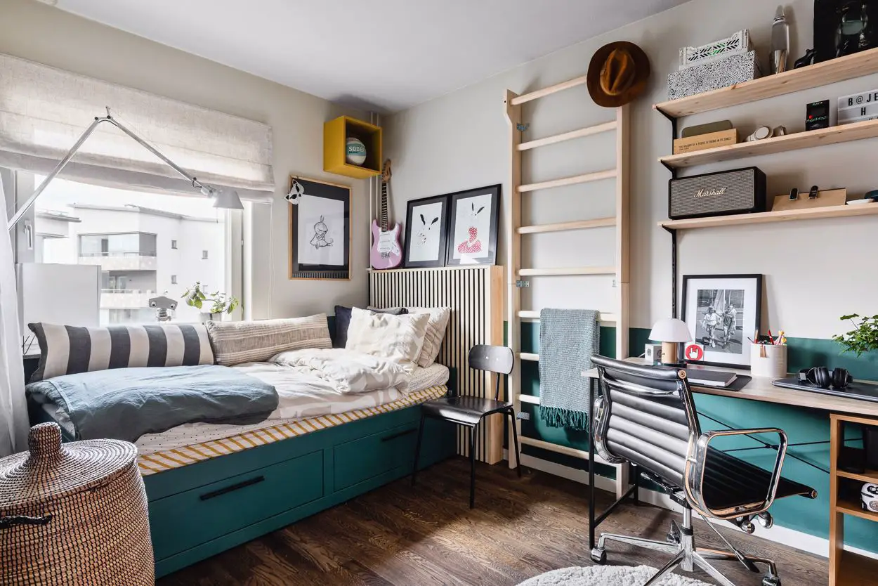 时尚玻璃墙 | 54m2 紧凑两居室的亮点设计-15