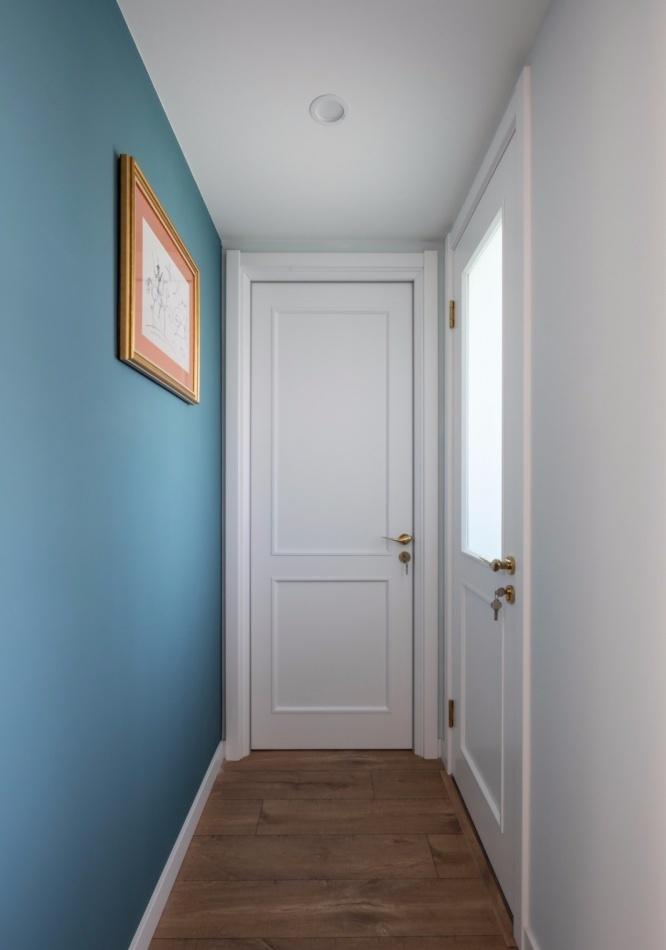 100㎡精装房变身复古轻奢,两代人的生活艺术-49