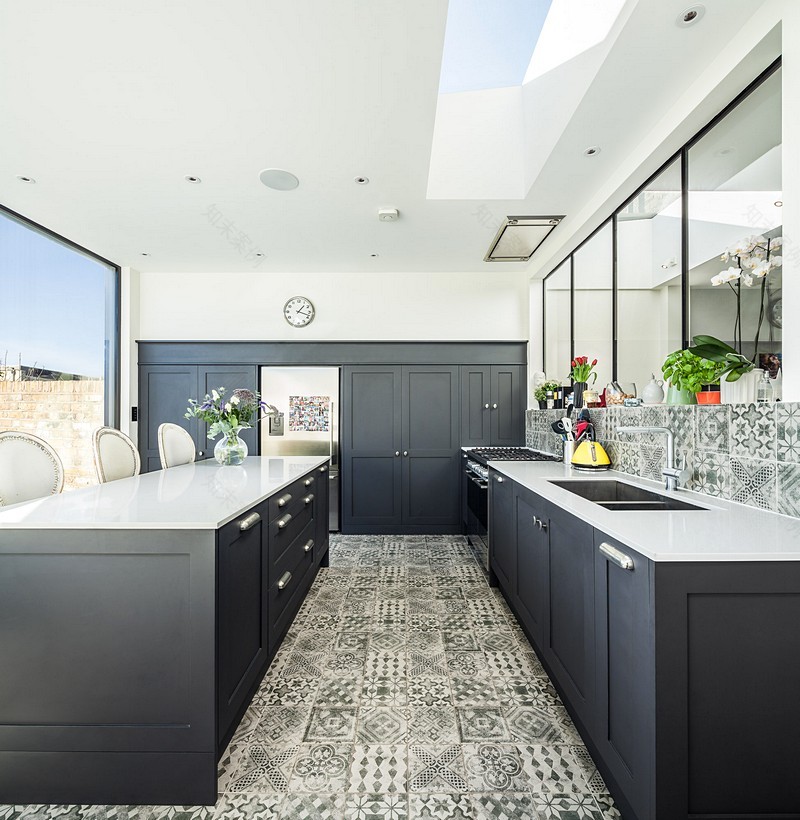 伦敦富勒姆 130 平到 285 平的 Edwardian 住宅扩建设计-6