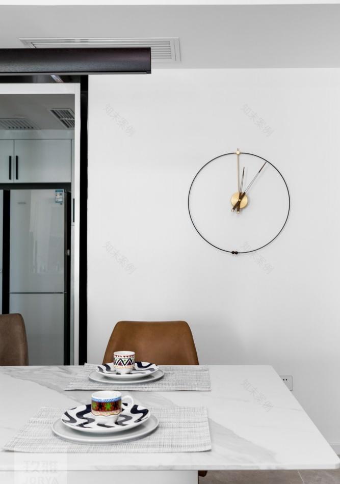 混搭风餐厅 | 岛台餐桌一体,中西厨结合-29