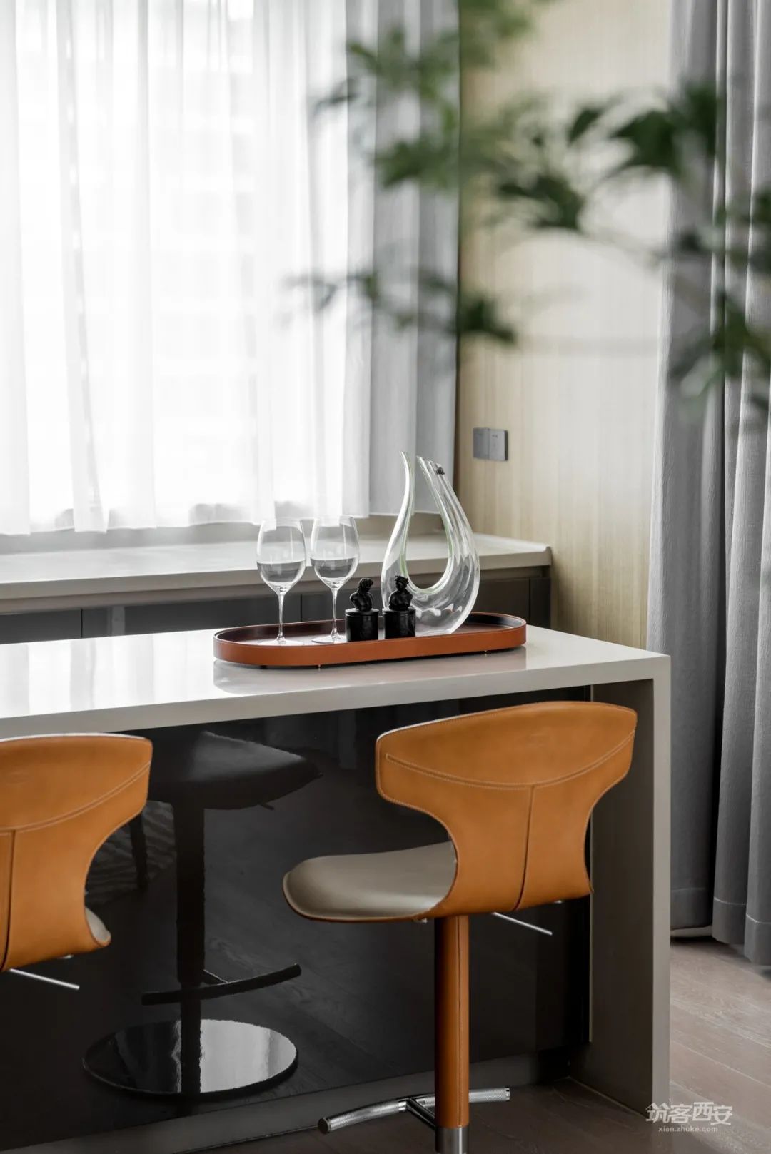 曲江玫瑰园·刘雅娟的大平层艺术装扮丨中国西安丨様家荟·御点软装设计中心-49