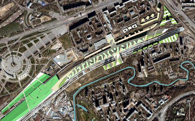 城市在隧道之上（基辅方向铁路段上空开发项目）丨俄罗斯莫斯科丨Архитектурное бюро ASADOV等多家机构-43