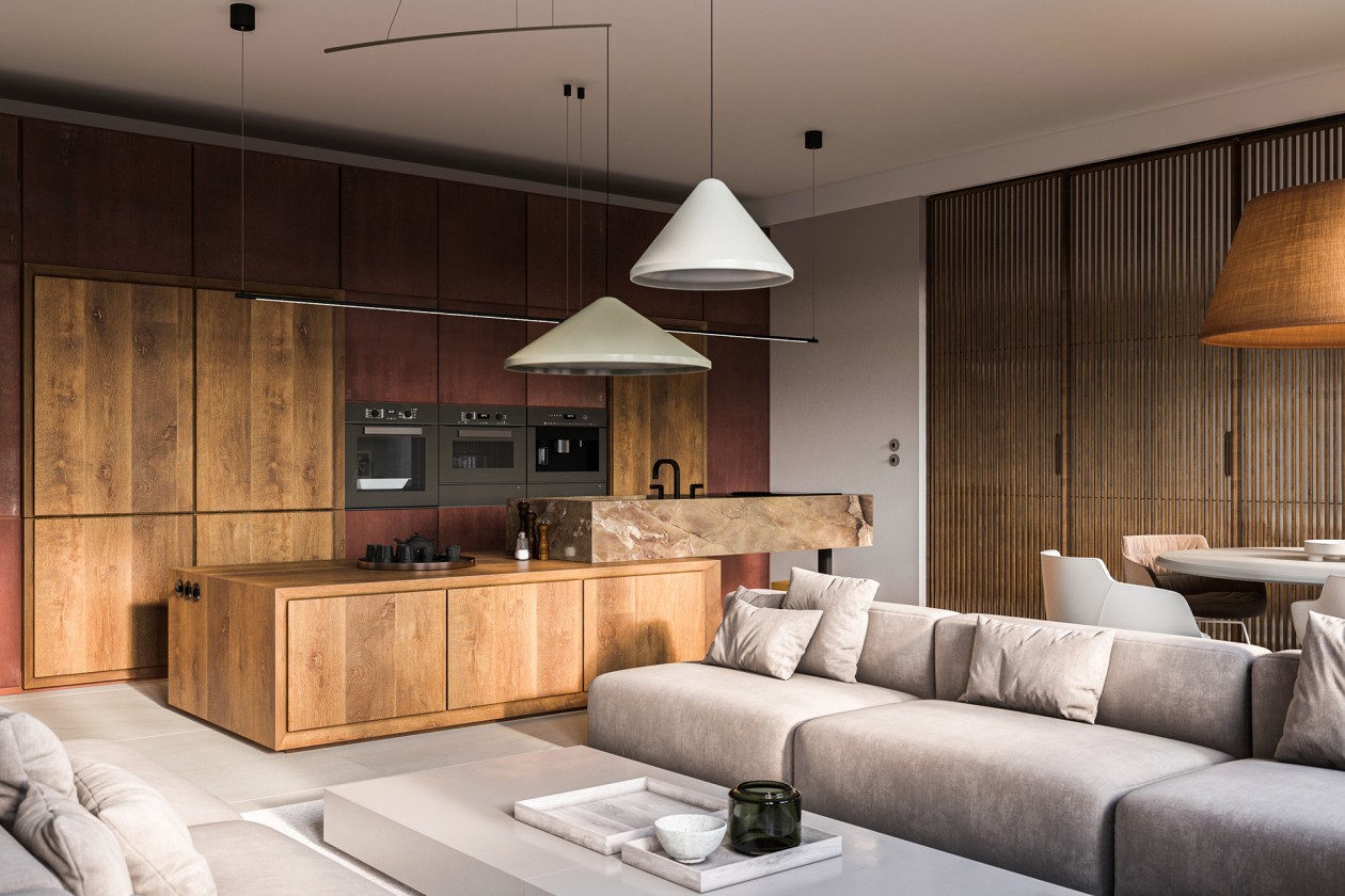 90㎡暖色系空间设计 |-1