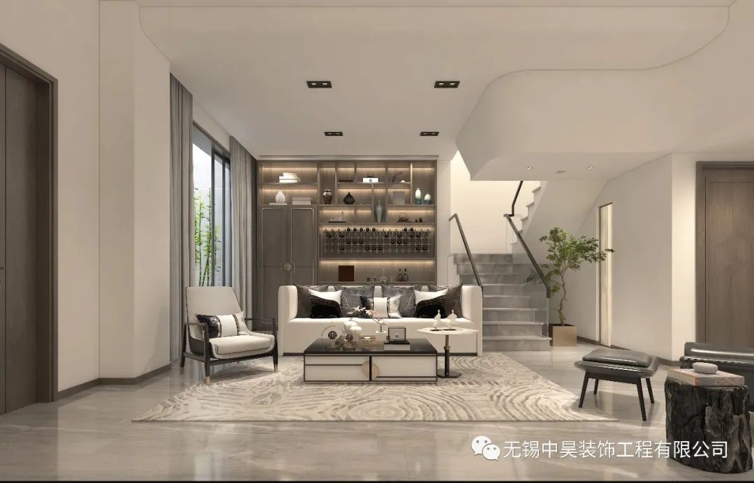 金轮·湖晓兰庭 | 现代中式风格别墅设计-34