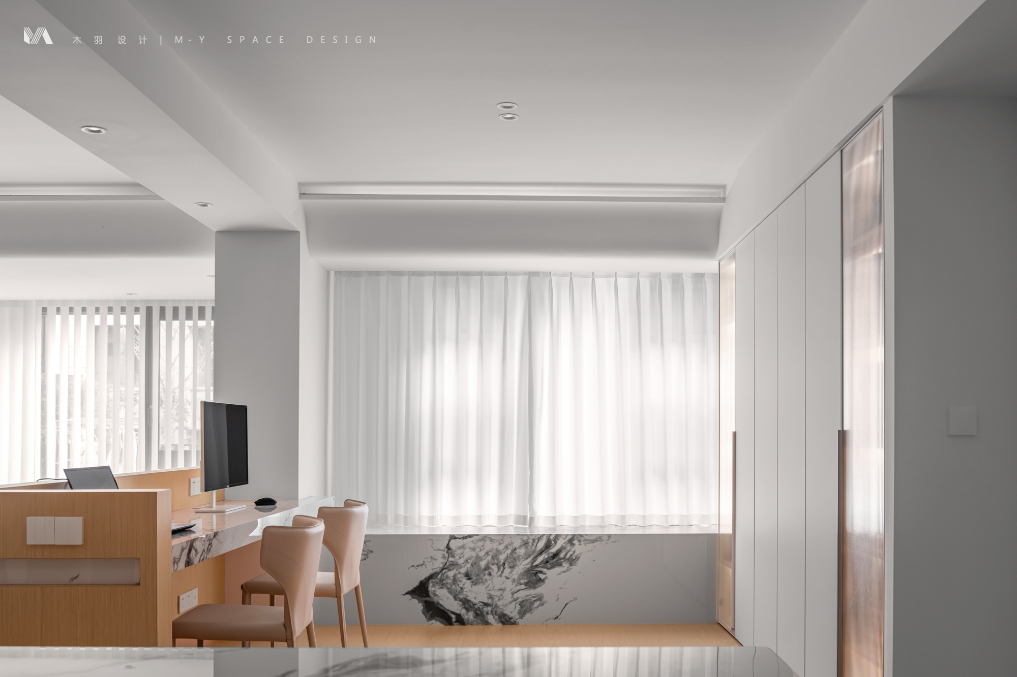 175㎡大平层原木风设计丨中国武汉丨武汉木羽设计-9