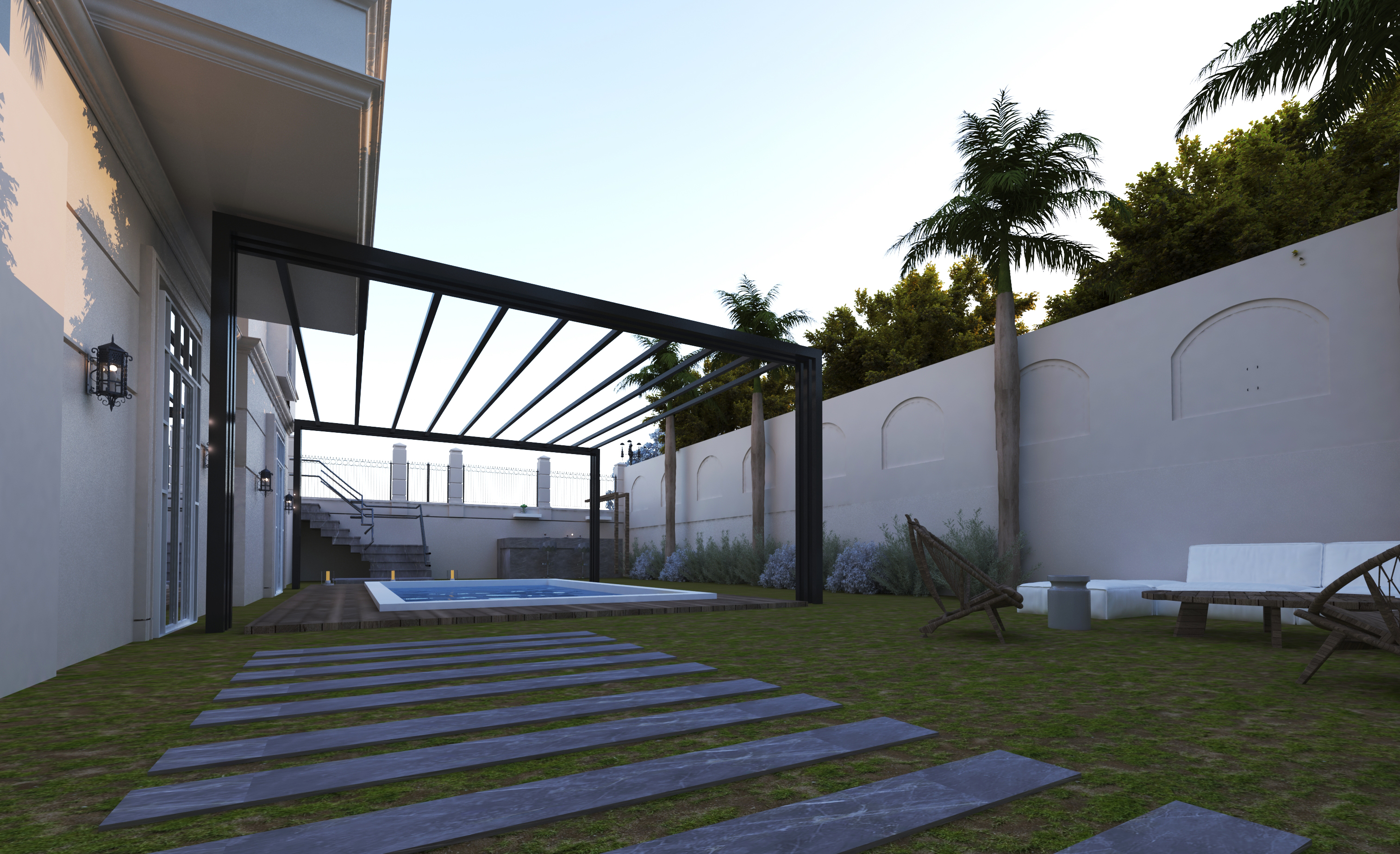 别墅外观经典设计丨埃及-6