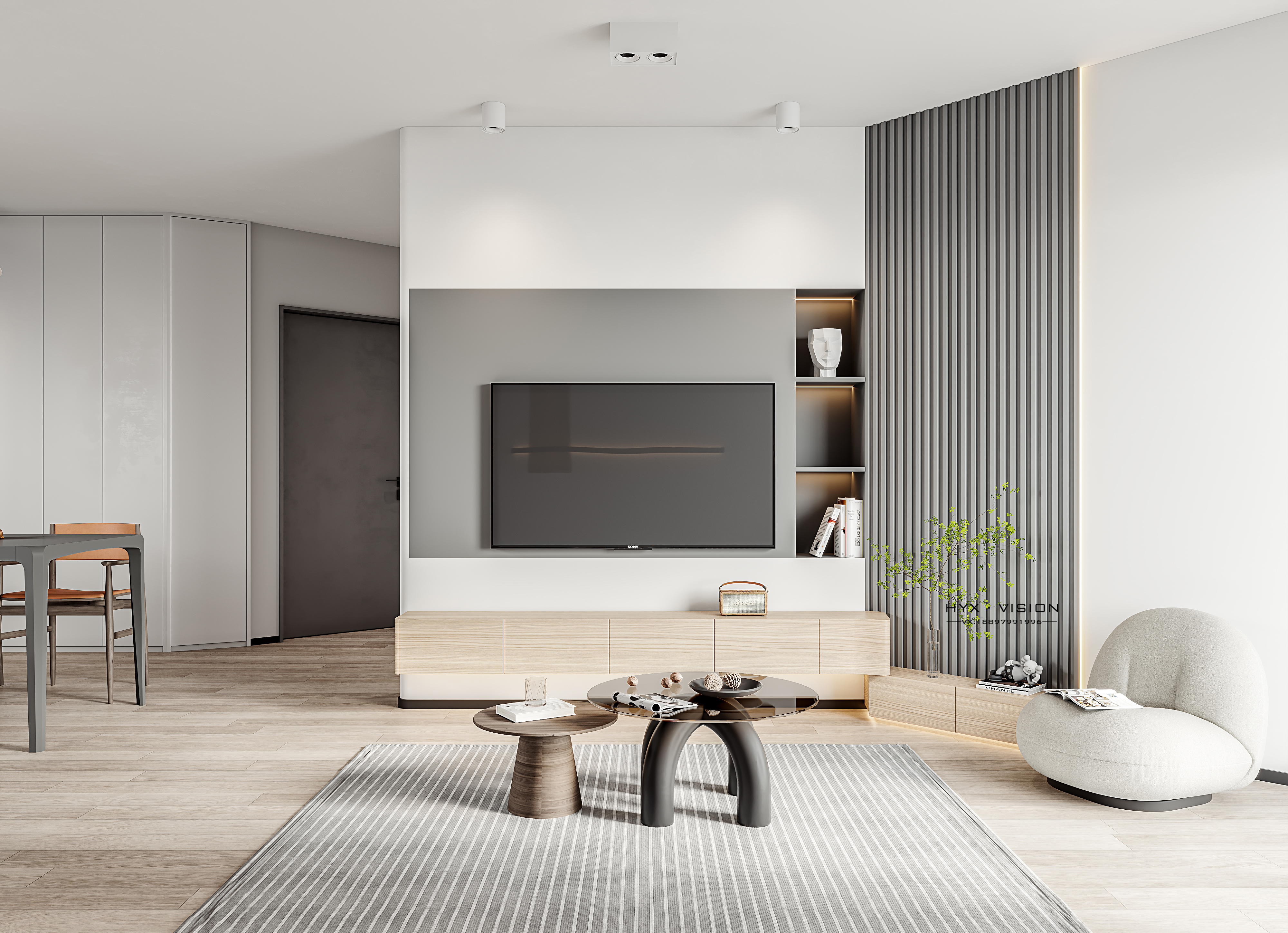 北欧风公寓设计丨白柚设计-4